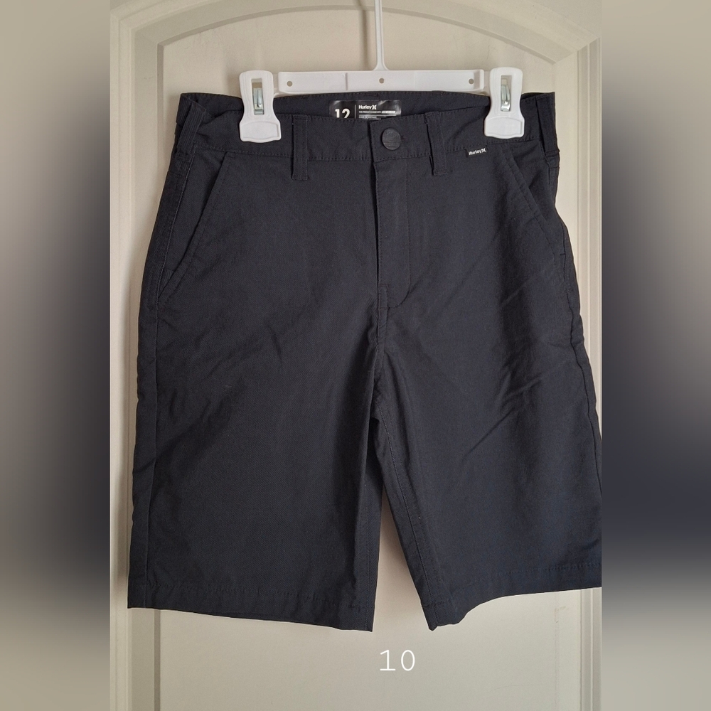 Hurley boys shorts sz 12 adjustable waist summer spring goth Cruise tropical